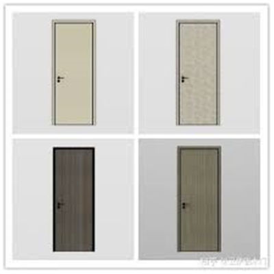 Γκρίζο χρώμα κλειδαριών τις ενιαίες πορτών πόρτες εισόδων αργιλίου ντυμένες ξύλινες που χρησιμοποιούνται με για το σπίτι