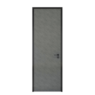 ISO9001 160mm ντυμένες ξύλινες πόρτες εισόδων αργιλίου πλάτους για το δωμάτιο τεχνών