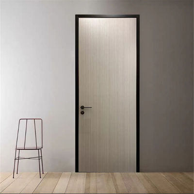H2.1m εσωτερική πόρτα γραφείων, στερεά πόρτα μαονιού t45mm