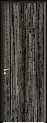 ISO9001 45mm εσωτερικές ξύλινες πορτών πόρτες εισόδων αργιλίου ντυμένες ξύλινες